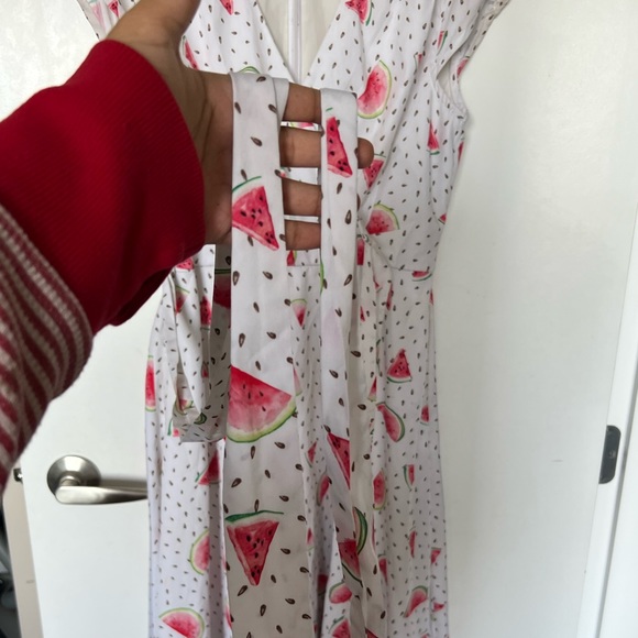 Watermelon print summer maxi dress - Picture 3 of 3